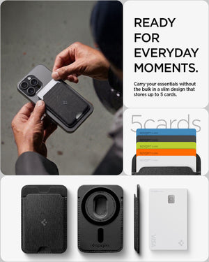 Spigen Urban Fit MagFit 5-Card Wallet - five-card capacity