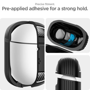 Spigen Google Pixel Buds Pro Case - Rugged Armor - Matte Black - image 15