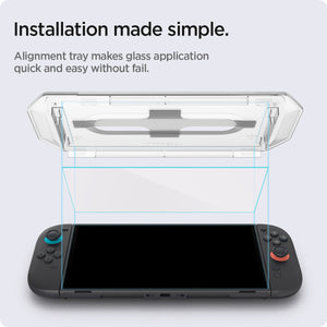Spigen Nintendo Switch 2 Screen Protector GLAS.tR EZ Fit (2 Pack) view 8