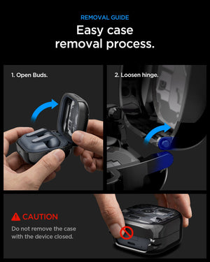 Spigen Galaxy Buds 4 Pro Case - Ultra Hybrid Zero One - Zero One Black - image 14