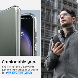 Spigen Galaxy S23 Plus Case – Ultra Hybrid – Crystal Clear – detail image 12