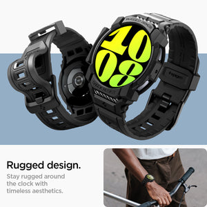Spigen Galaxy Watch 7 (44mm) Case+Band Case Rugged Armor Pro view 14