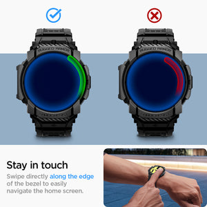 Spigen Galaxy Watch 7 (44mm) Case+Band Case Rugged Armor Pro view 18