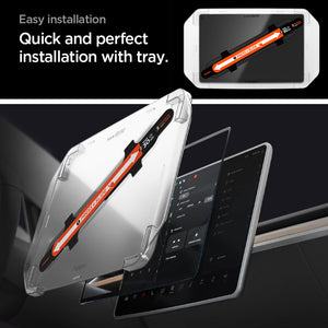 Spigen Tesla Model 3 / Model Y Screen Protector (15.4") Screen Protector GLAS.tR EZ Fit Anti-Glare view 12