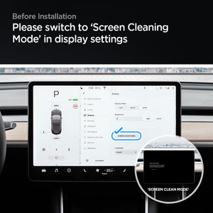 Spigen Tesla Model 3 / Model Y Screen Protector (15”) Screen Protector GLAS.tR EZ Fit Anti-Glare view 9