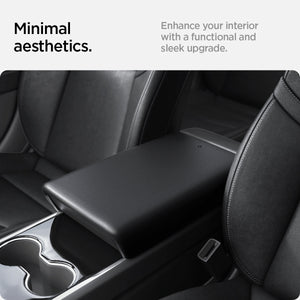 Spigen Tesla Model 3 2017–2023 / Model Y 2020–2024 Armrest Cover – Black official detail 4
