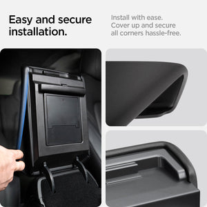 Spigen Tesla Model 3 2017–2023 / Model Y 2020–2024 Armrest Cover – Black official detail 6