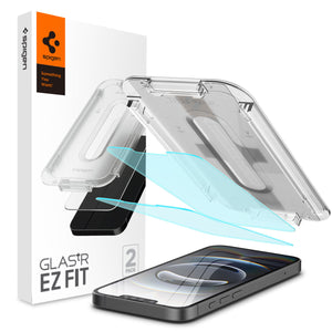 Spigen iPhone 17e / 16e Screen Protector GLAS.tR EZ Fit (2 Pack)