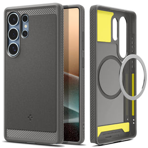 Spigen Galaxy S25 Ultra Case - Rugged Armor (Magfit) – Marble Gray – product image 1