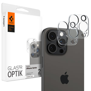 Spigen iPhone 16 Pro Max / 16 Pro Lens Protector – Optik Pro EZ Fit – Crystal Clear product image 1