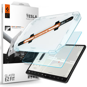 Spigen Tesla Model 3 / Model Y Screen Protector (15”) Screen Protector GLAS.tR EZ Fit Anti-Glare