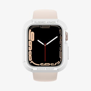 Spigen Apple Watch 41mm/40mm Rugged Armor case - White - image 1