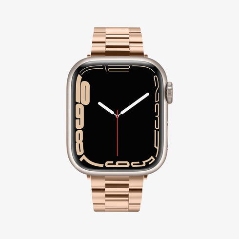 062MP25403 - Apple Watch Series (Apple Watch (49mm)/Apple Watch (45mm)/Apple Watch (42mm)) Watch Band Modern Fit in black showing the front