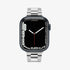 062MP25403 - Apple Watch Series (Apple Watch (49mm)/Apple Watch (45mm)/Apple Watch (42mm)) Watch Band Modern Fit in black showing the front