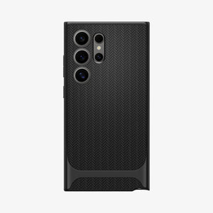 ACS07304 - Galaxy S24 Ultra Case Neo Hybrid in Black showing the back