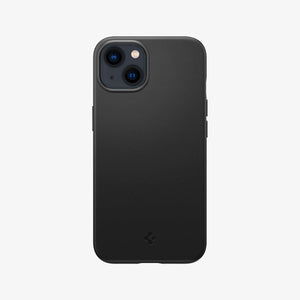 ACS03674 - iPhone 13 Pro Max Case Thin Fit in black showing the back