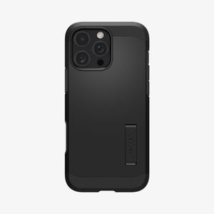 Spigen iPhone 16 Pro Tough Armor T AI MagFit case in Black - rear product view