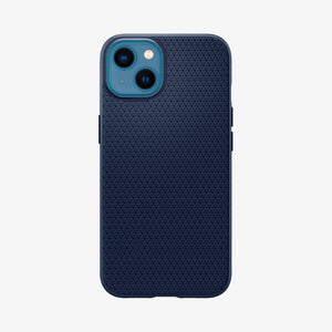 ACS03201 - iPhone 13 Pro Max Case Liquid Air in matte black showing the back