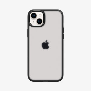 Spigen iPhone 14 Plus Case – Ultra Hybrid Matte in Frost Black – back view