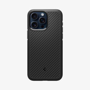 Spigen Core Armor case for iPhone 15 Pro Max in Matte Black – product image