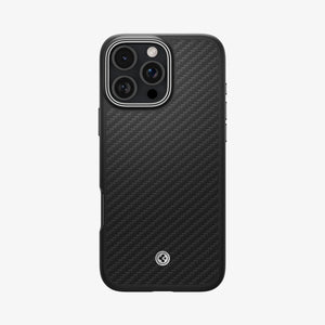 Spigen iPhone 16 Pro Max Case – Enzo Aramid MagFit – Black Nature – detail image 9