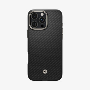 Spigen iPhone 16 Pro Max Case – Enzo Aramid MagFit – Black Nature – detail image 1