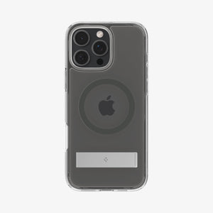 Spigen iPhone 16 Pro Ultra Hybrid S MagFit case in Graphite - rear case product view