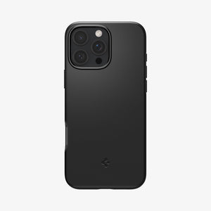 Spigen iPhone 16 Pro Thin Fit MagFit case in Black - rear view