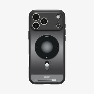 Spigen iPhone 17 Pro Max Case – Ultra Hybrid Classic (MagFit) - Classic Black - back view