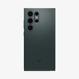 ACS07281 - Galaxy S24 Ultra Case Thin Fit in Black showing the back