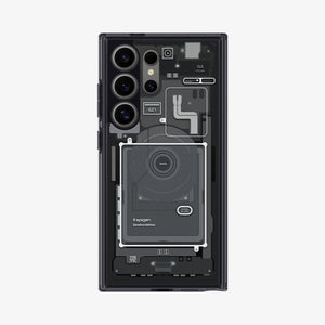Spigen Galaxy S24 Ultra Case – Ultra Hybrid Zero One – Zero One Black – detail image 1