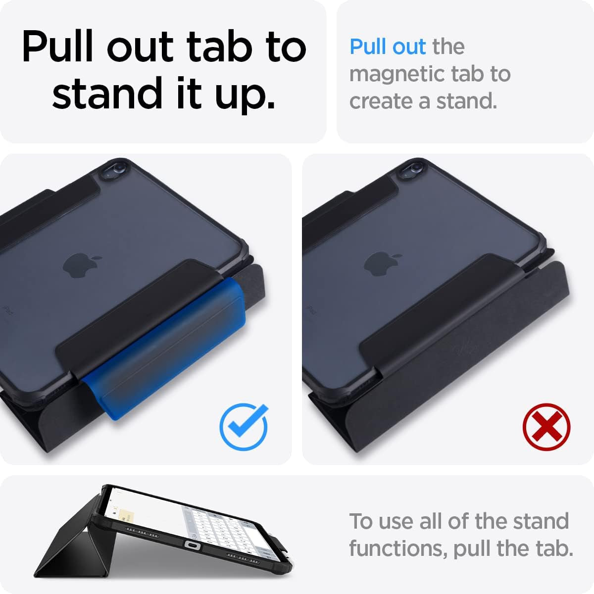 Spigen iPad 11th Generation (A16, 2025) / iPad 10th Generation (2022) Case – Ultra Hybrid Pro