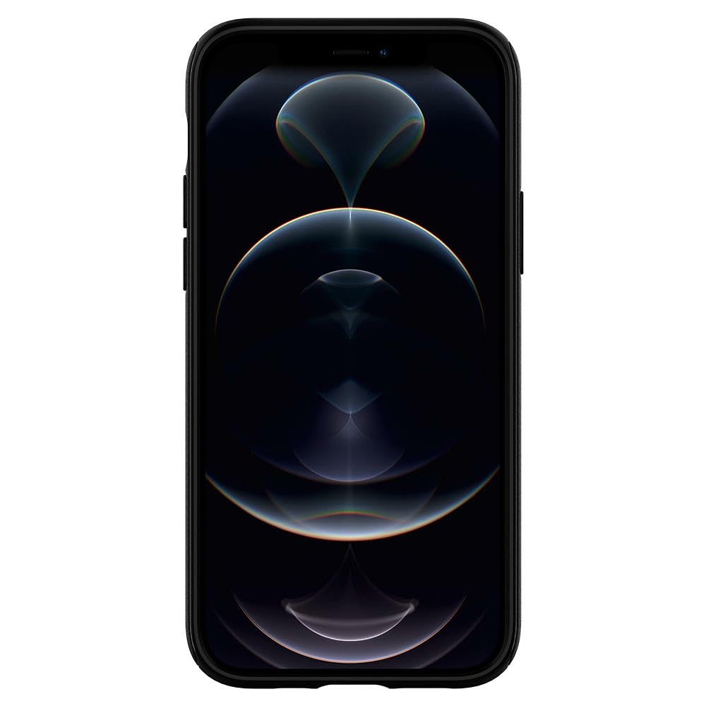 Spigen iPhone 12 and 12 Pro Case Mag Armor MagFit - Matte Black - image 7