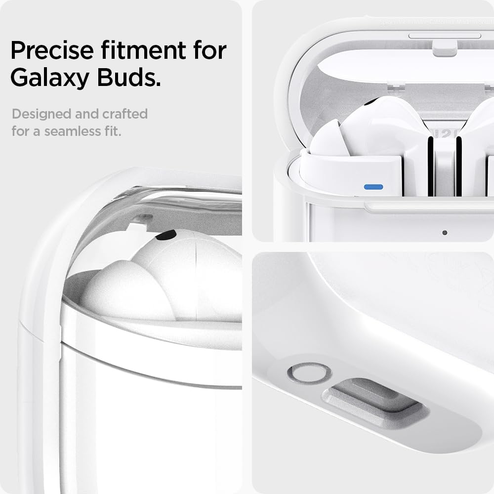 Spigen Galaxy Buds 3 Case - Ultra Hybrid - Jet White - image 6