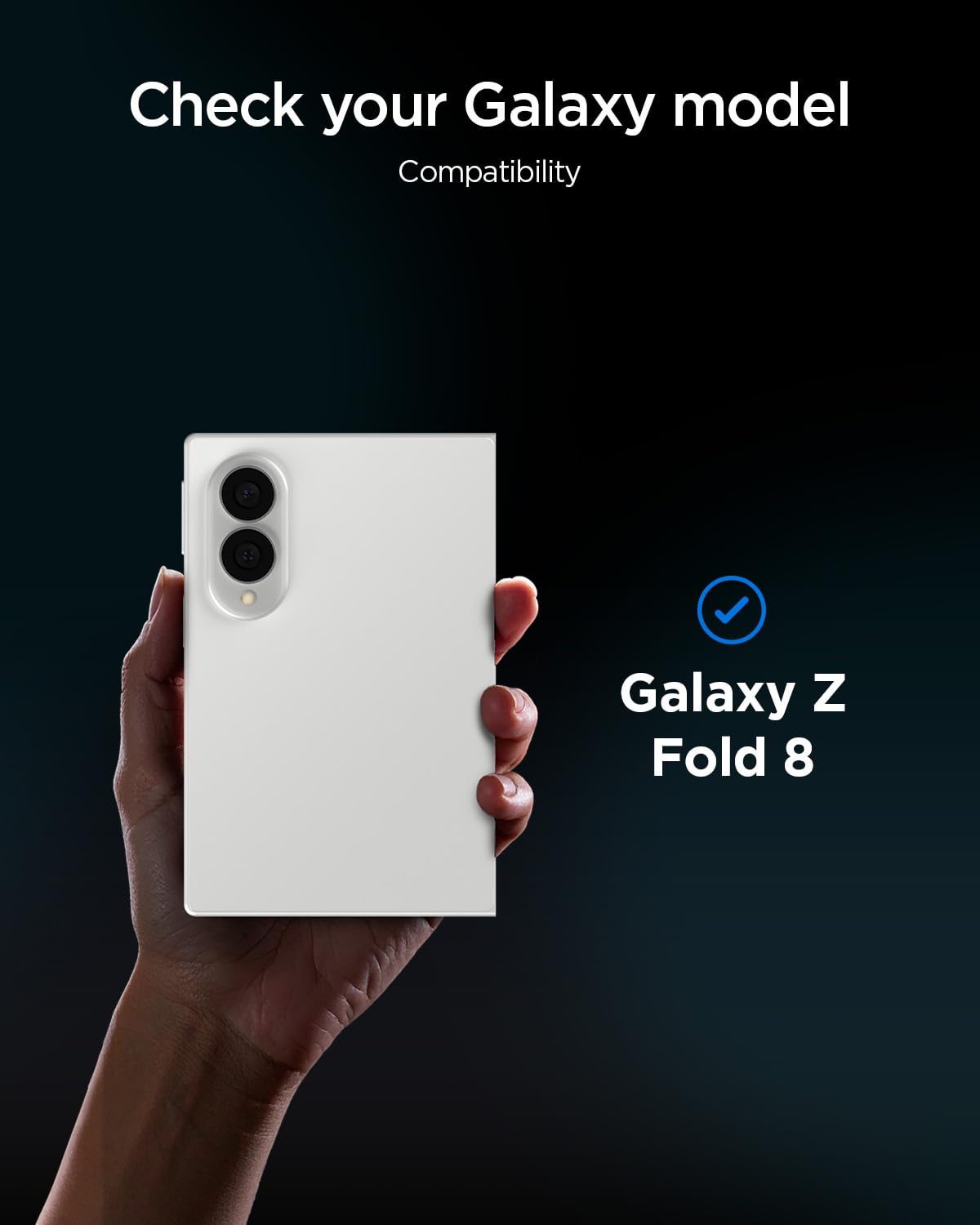Spigen Galaxy Z Fold 8 Screen Protector GLAS.tR EZ Fit Pro (2 Pack) - Transparent - image 2