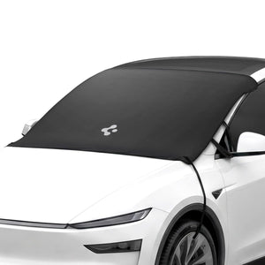 Spigen Magnetic Windshield Cover for Tesla Model Y and Model 3 - Black - image 1