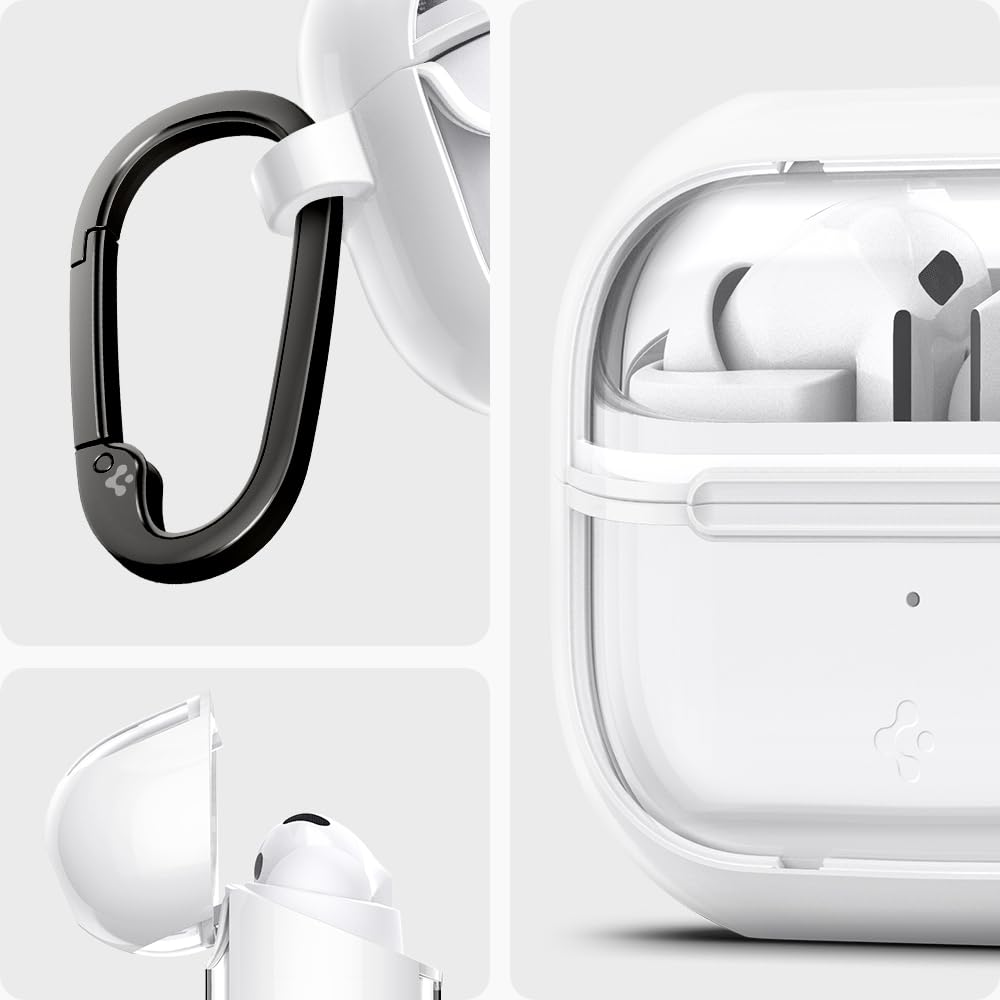 Spigen Galaxy Buds 3 Case - Ultra Hybrid - Jet White - image 3