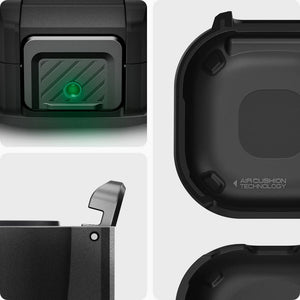 Spigen Galaxy Buds 2 Case - Lock Fit - Matte Black - image 3