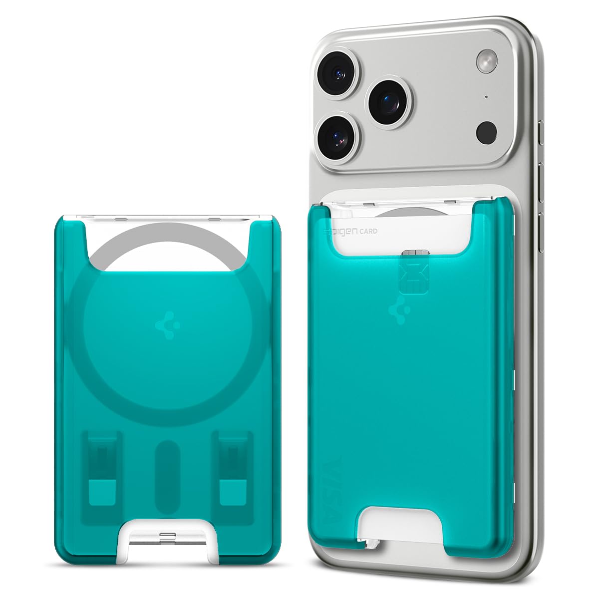 Spigen Classic C1 MagSafe Wallet - Bondi Blue - image 1