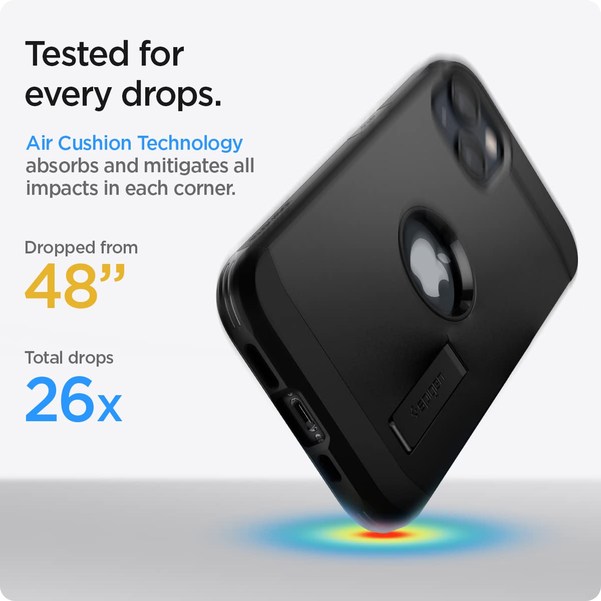 Spigen iPhone 13 Case Tough Armor - Black - image 4