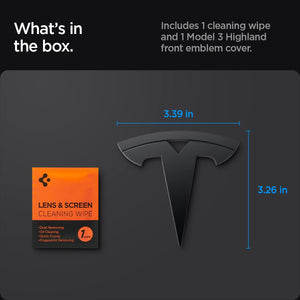 Spigen Tesla Model 3 Highland Front Emblem Cover - Black - image 7