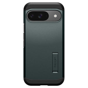 Spigen Tough Armor Google Pixel 9 Pro / Pixel 9 Kickstand Case - Abyss Green - image 4