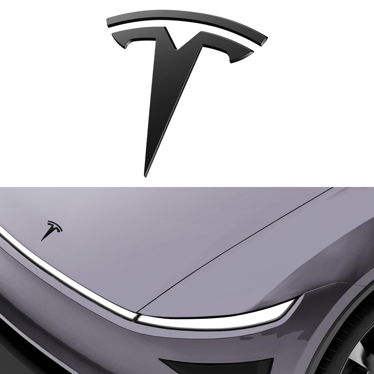 Spigen Tesla Model Y Juniper front emblem badge