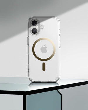 Spigen iPhone 17 Case - Ultra Hybrid (MagFit) - Clear Gold
