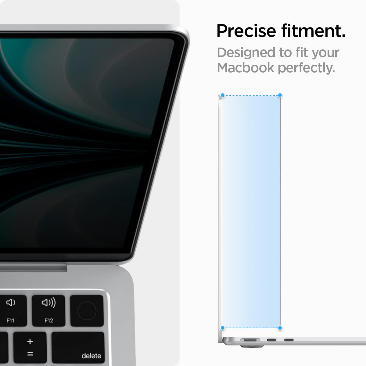Spigen MacBook Air 13-inch SafeView privacy screen - Transparency - image 7