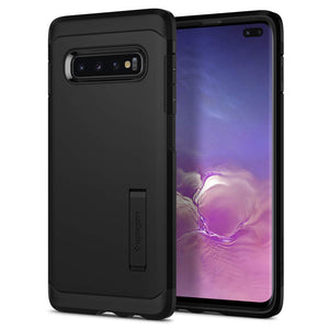Spigen Galaxy S10 Plus Case - Tough Armor - Black - image 1