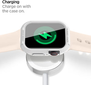 Spigen Apple Watch 45mm/44mm Rugged Armor case - White - image 7