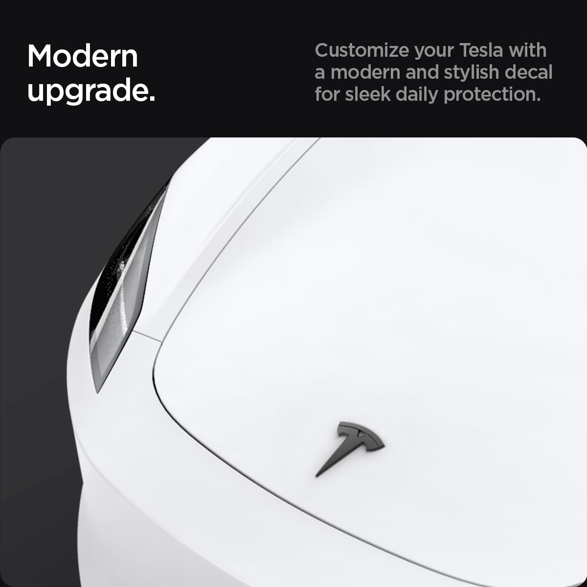 Spigen Tesla Model 3 Highland Front Emblem Cover - Black - image 5