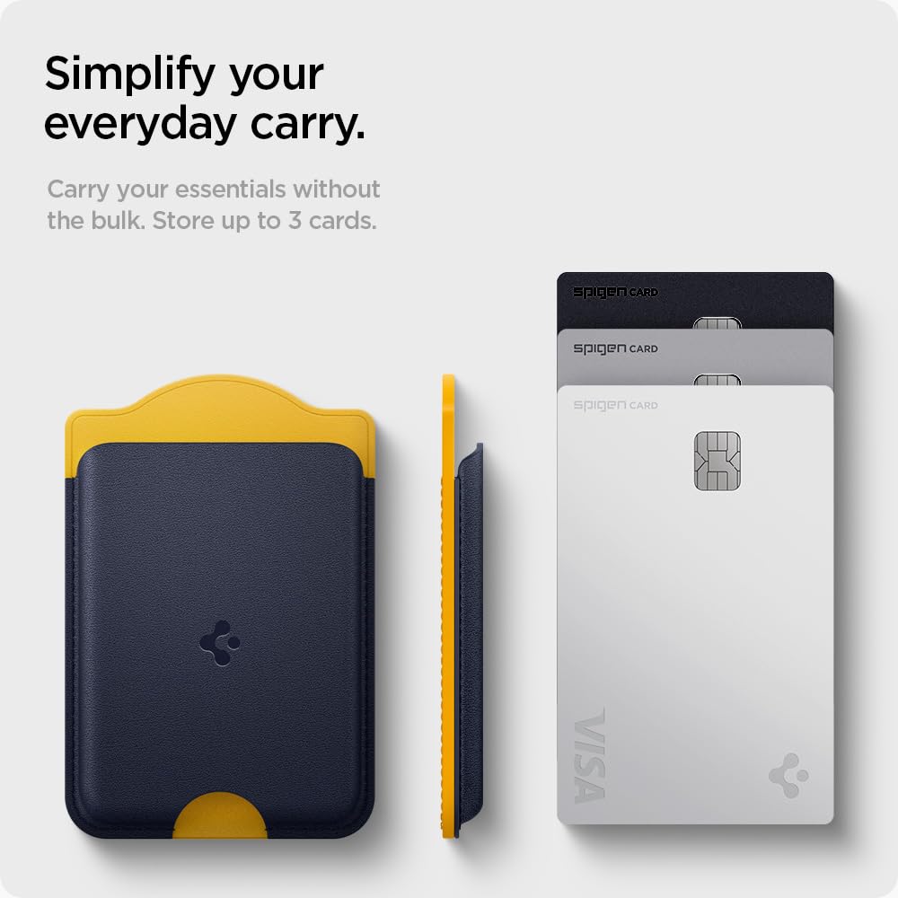 Spigen Nano Pop MagFit 3-Card Wallet - Blueberry Navy - image 4
