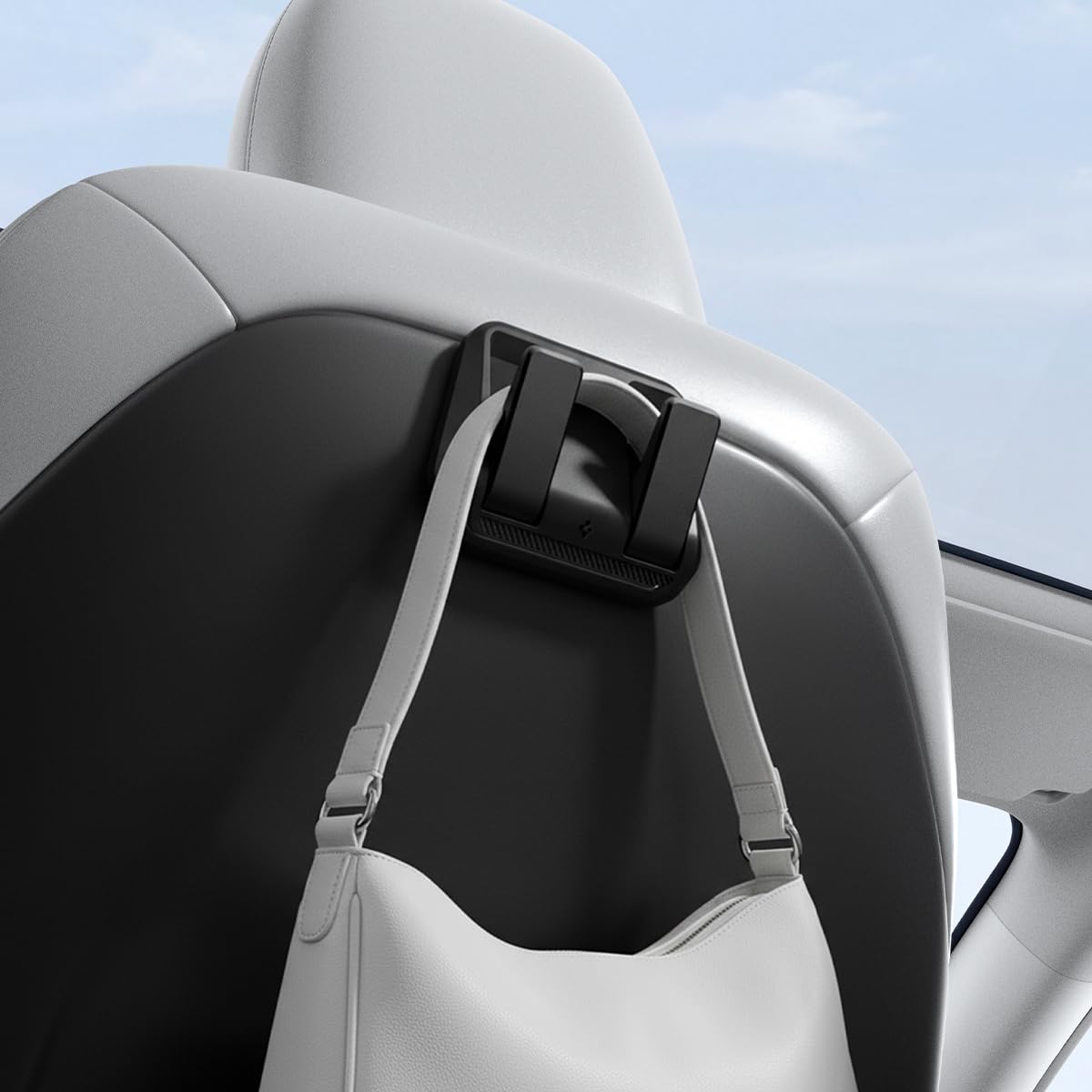 Spigen Tesla Model Y Juniper and Model 3 Highland Seat Hooks - Black - image 1